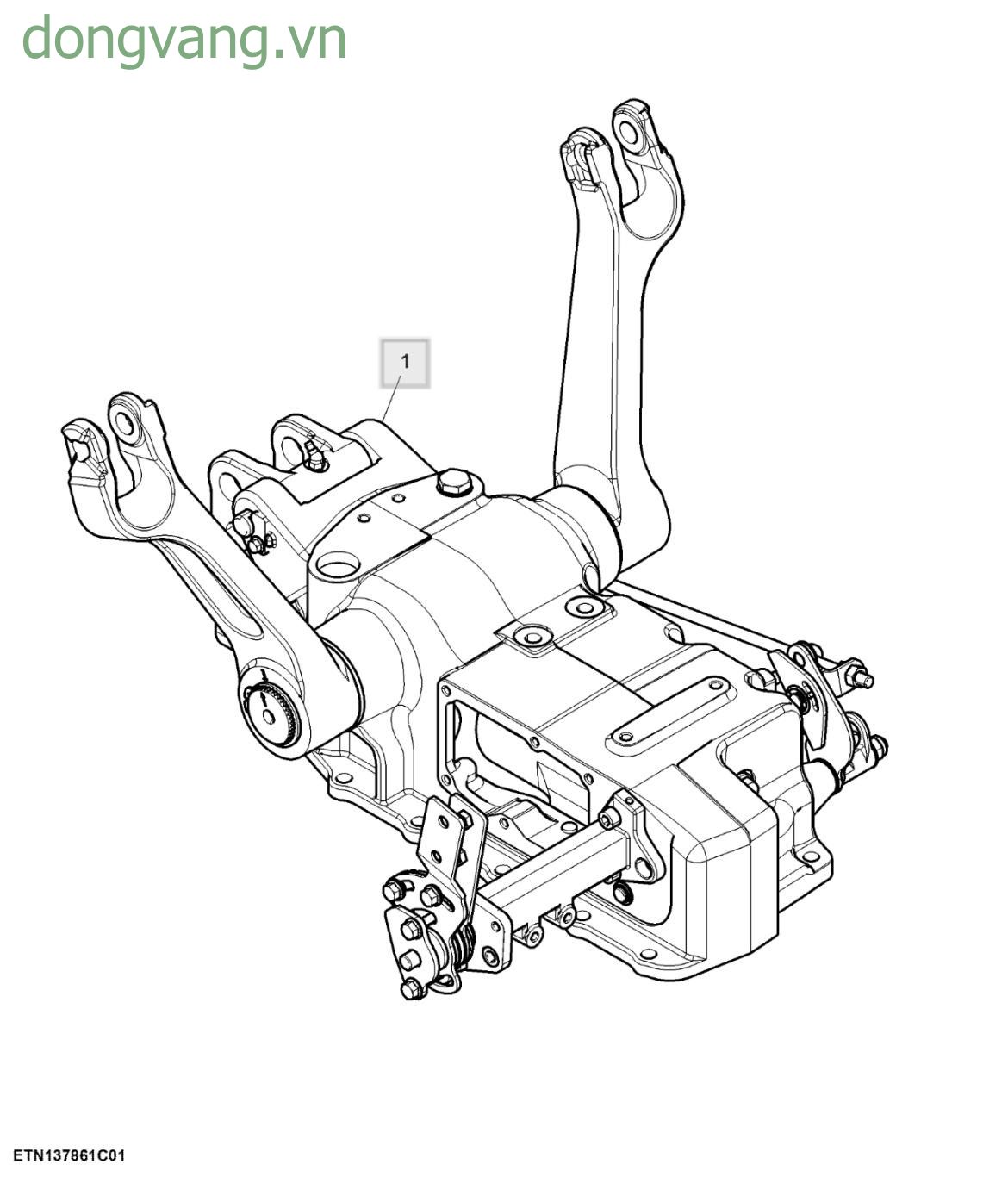 Rockshaft unit, Power Steering W/ SCV - ST854905
